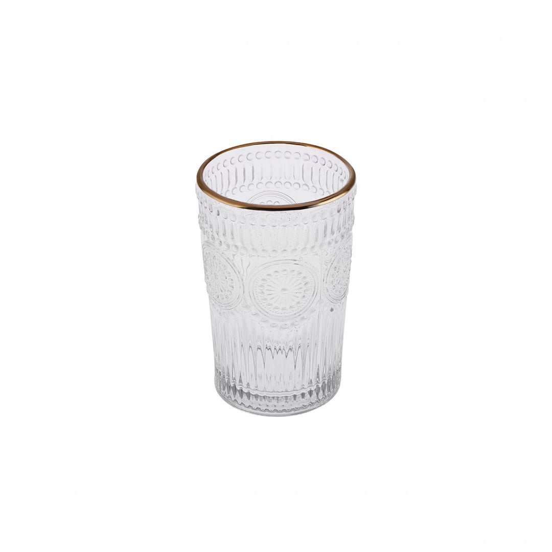 Karaca Sunflower 6 stk. Drikkeglas Gold – 332 ml - Løven Home