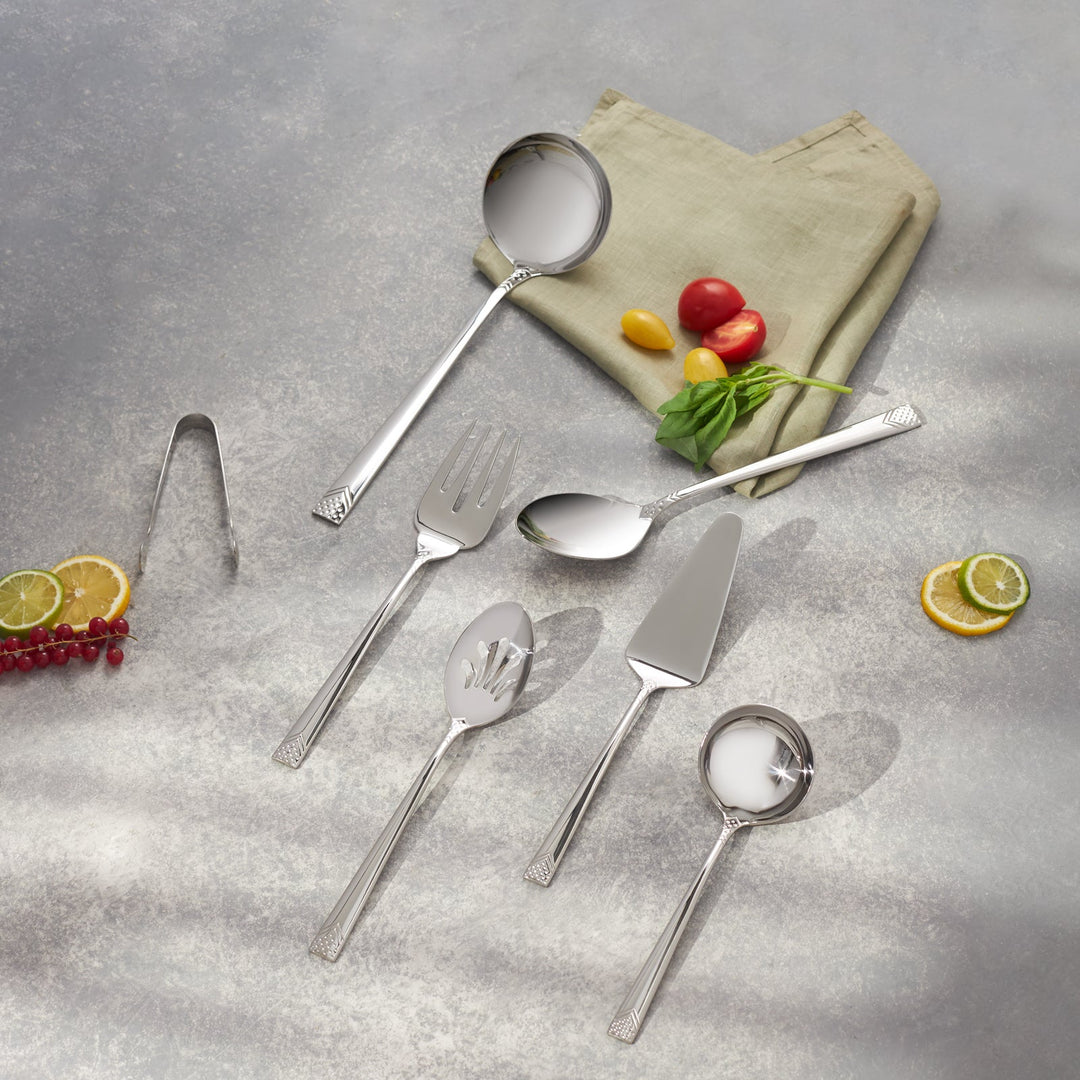 Karaca Sungate 7 - delt Serveringssæt til Borddækning m/Æske Sølv - Løven Home