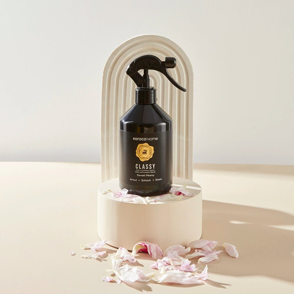 Karaca - Sweet Peony Rum & Tekstilspray - 500 ml - Løven Home
