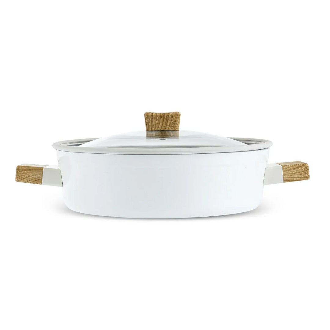 Karaca Swiss Crystal Creamy Wood Gryde – 26 cm - Løven Home