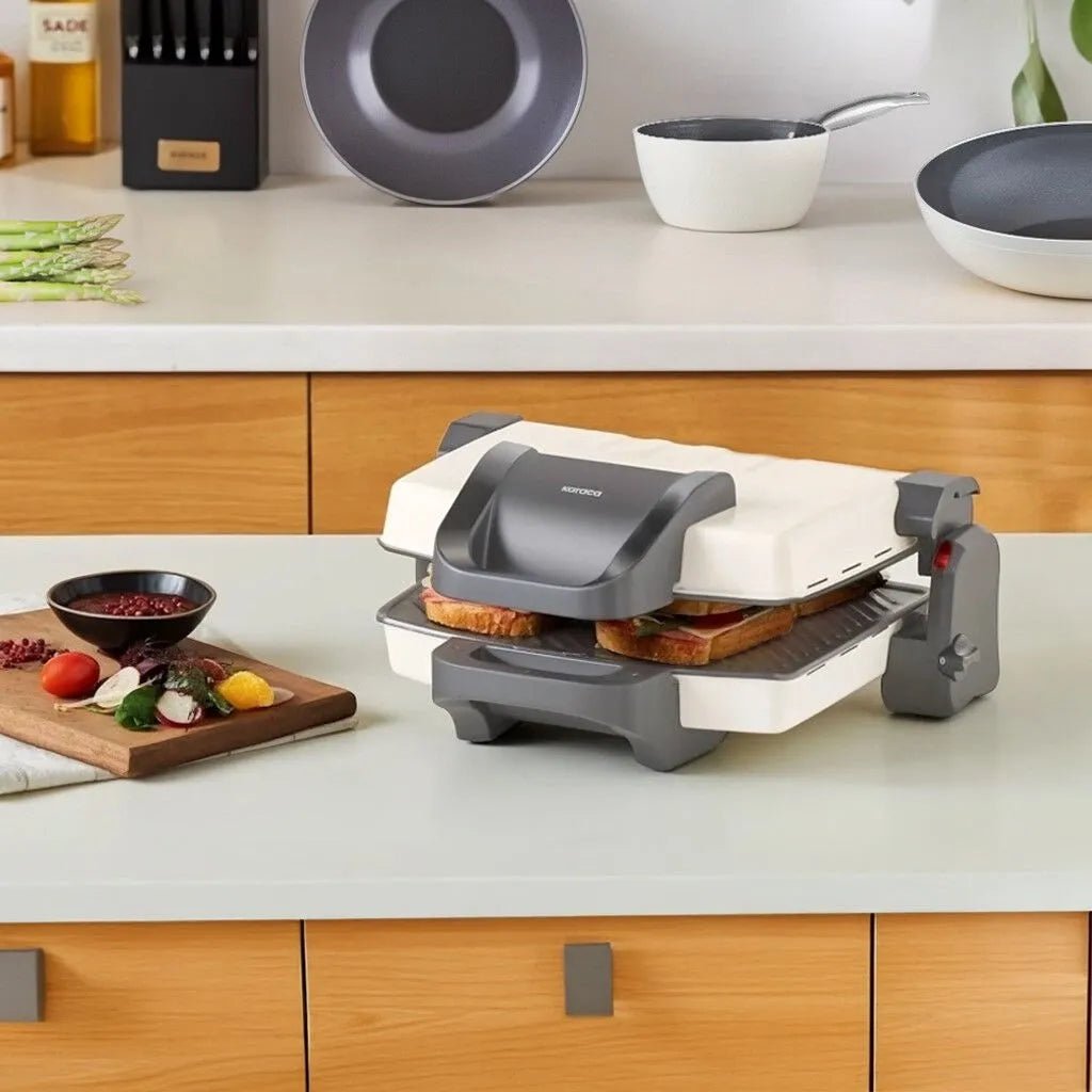 Karaca Swiss Grill - og Toastmaskine – 4 Skiver, 1800 W - Løven Home