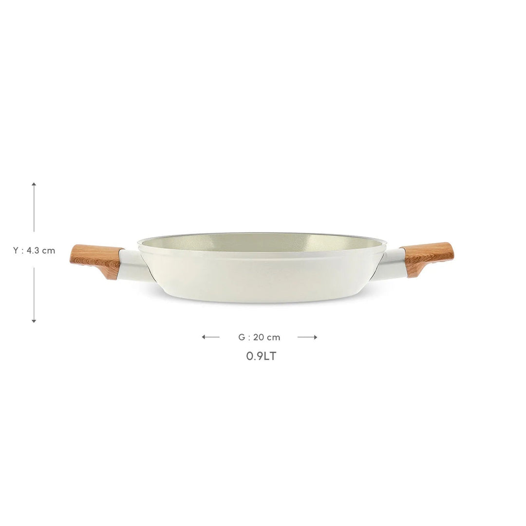 Karaca Swisscrystal Stegepande 900 ML | 20 cm – Induktionsbund - Løven Home