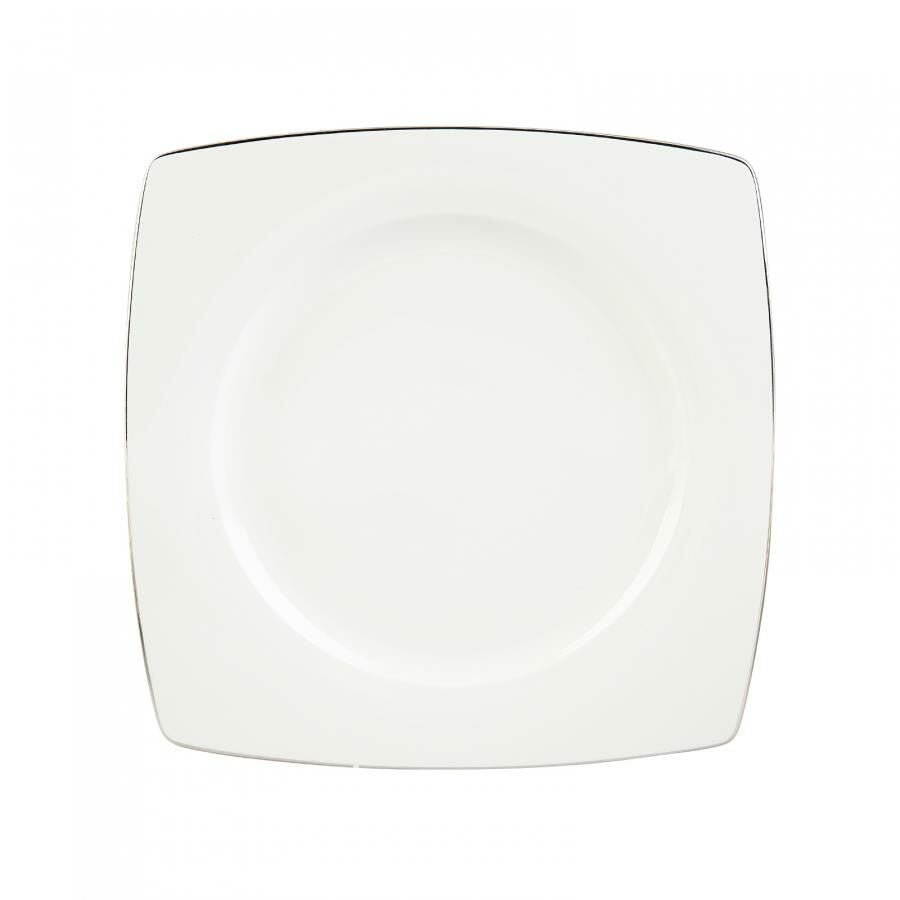 Karaca Tasia Fine Cream Middagssæt | 60 dele | 12 personer | Kvadratisk - Løven Home