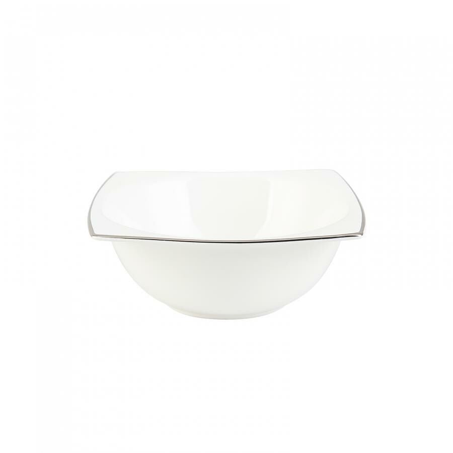 Karaca Tasia Fine Cream Middagssæt | 60 dele | 12 personer | Kvadratisk - Løven Home