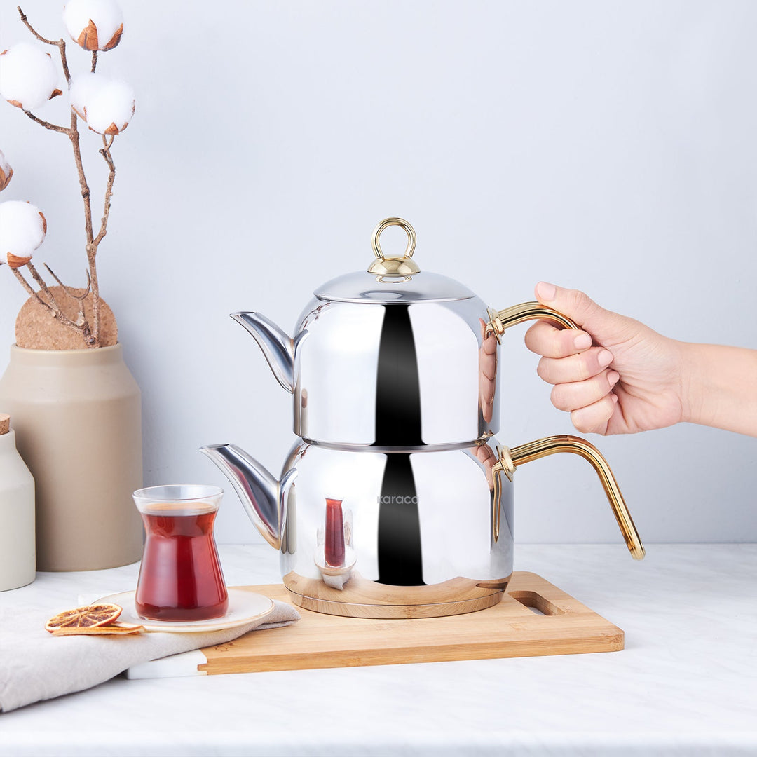 Karaca Urban Midi Induktion Tekande - sæt 3,2 Liter – Guld - Løven Home