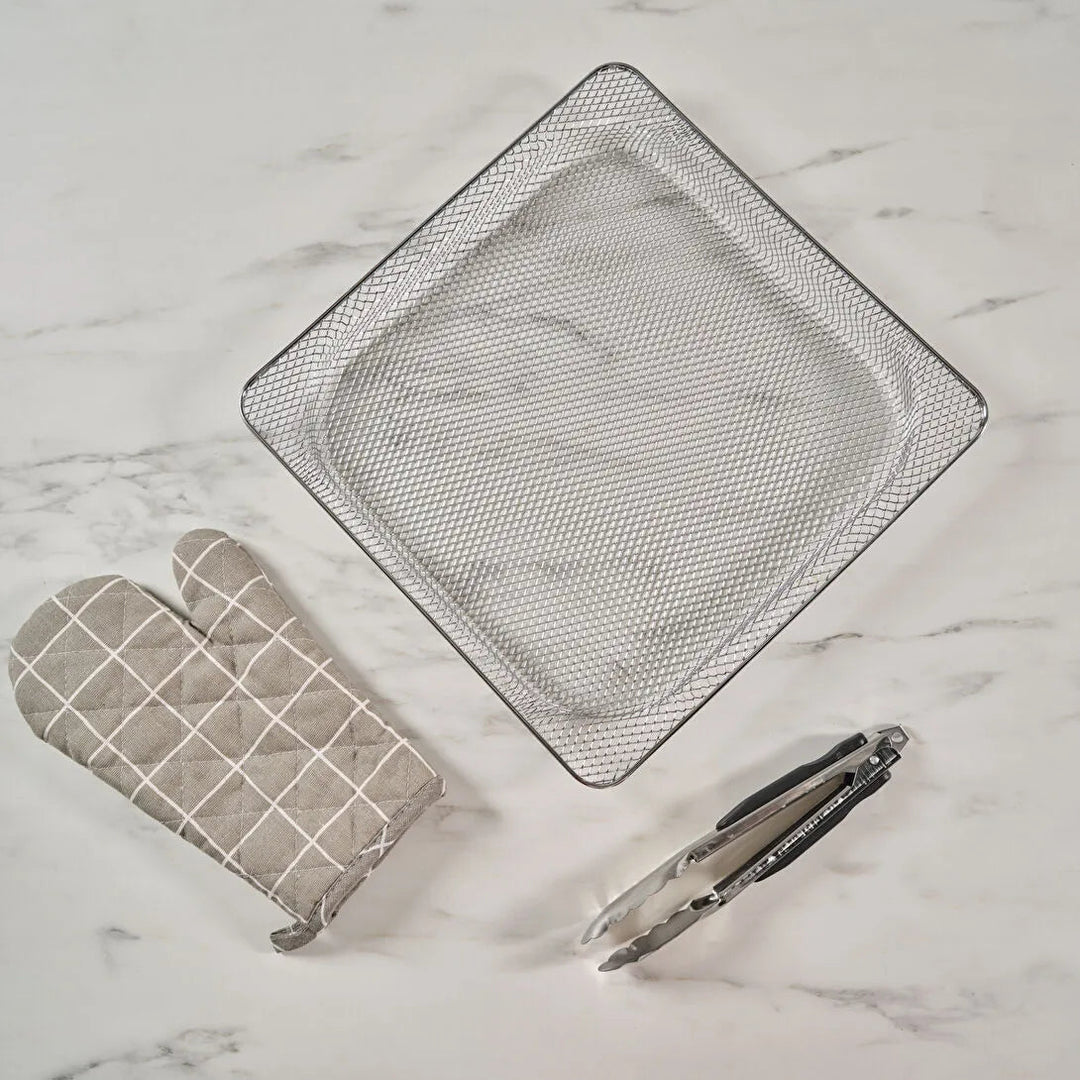 Karaca Vintage Craft Pizzaovn & Airfryer (Cream) – 15 - i - 1 Multimaskine - Løven Home