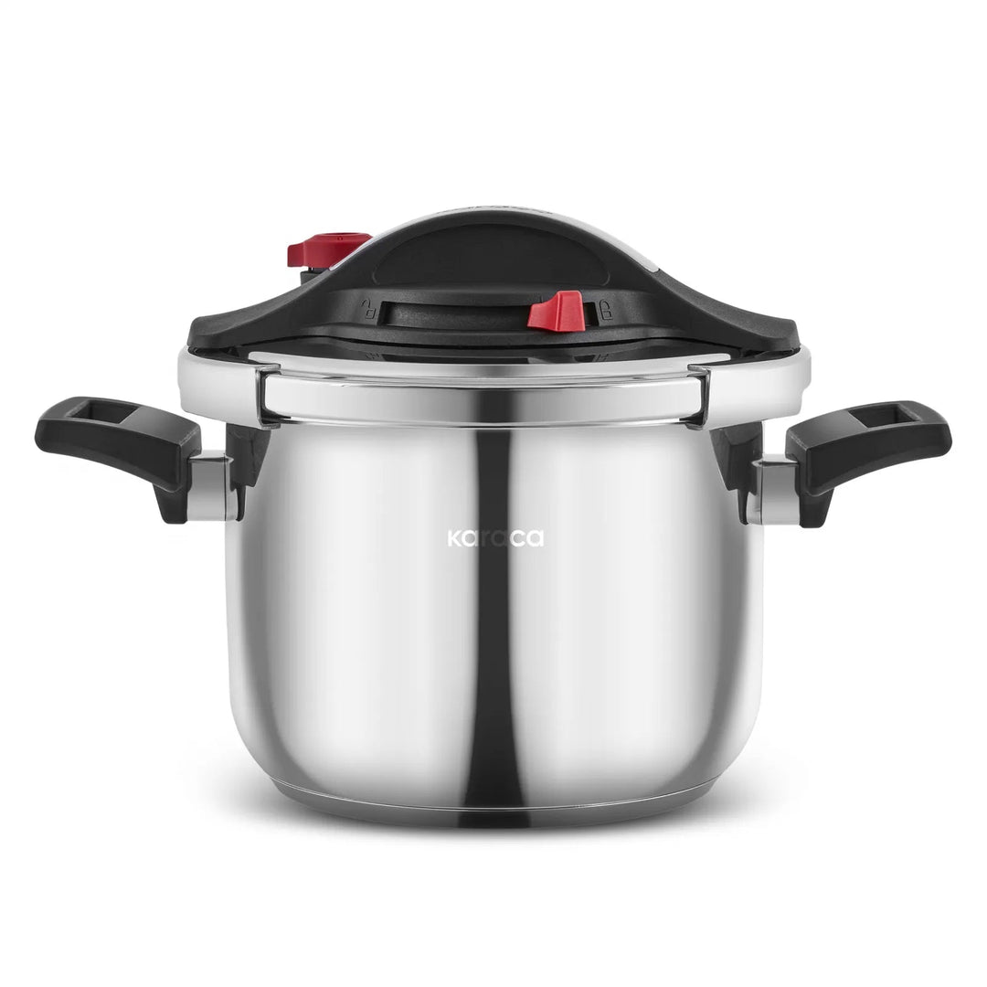 Karaca Vitola Trykkogersæt i Rustfrit Stål med Induktionsbund – 4 + 6 Liter - Løven Home