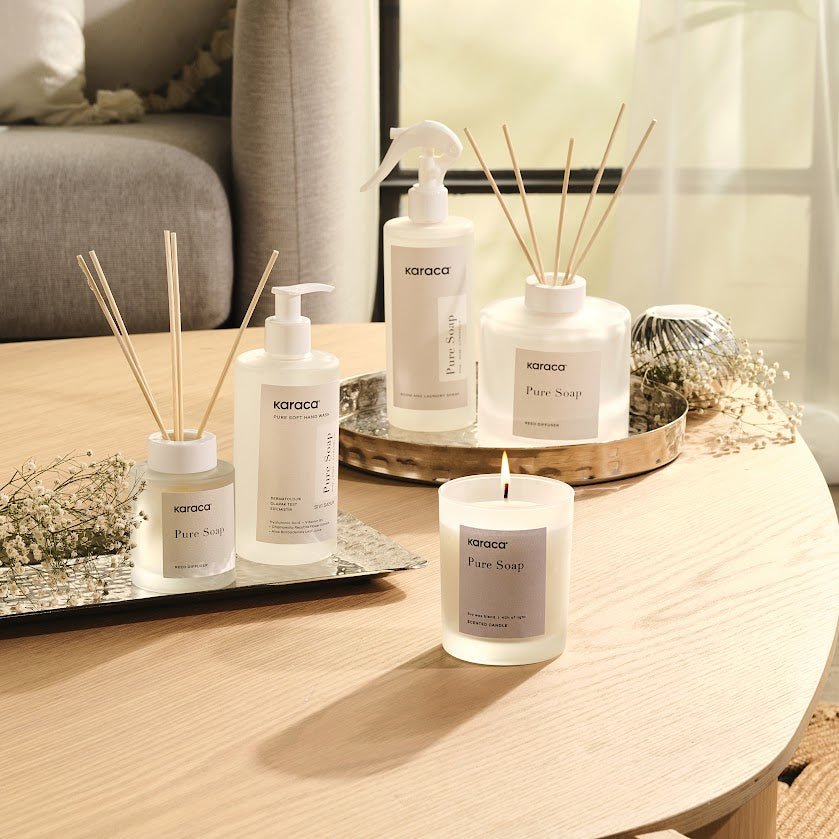 Karaca White Clean Pure Sæbe Duftspreder m/Duftpinde – 120 ml - Løven Home