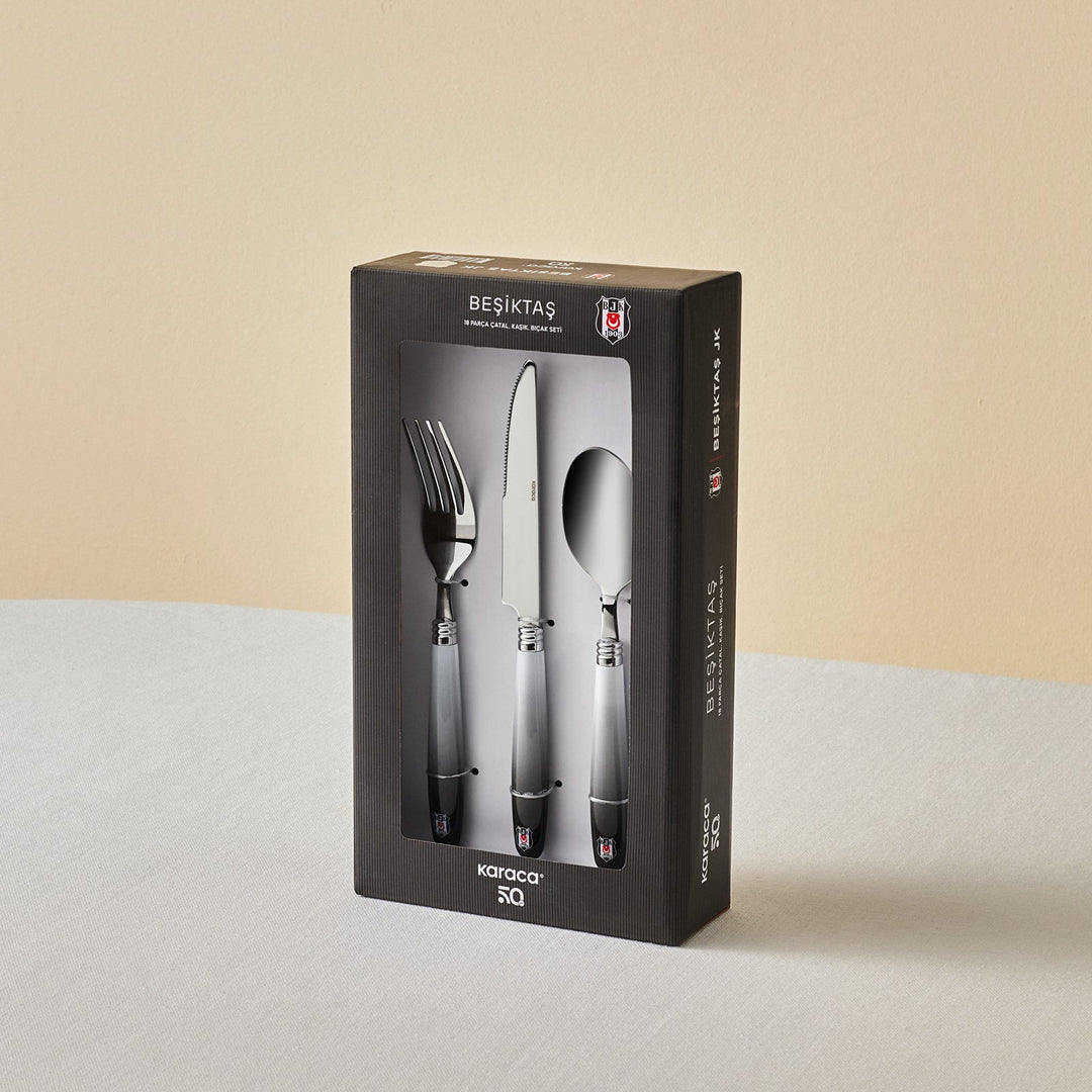 Karaca x Beşiktaş 18 Dele Bestiksæt til 6 Personer - Løven Home