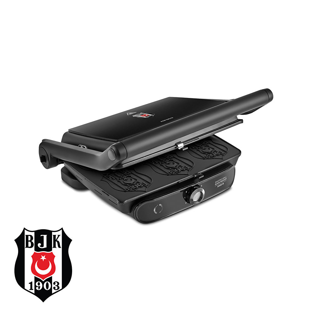 Karaca x Beşiktaş - Gastro Grill Glass Grill &amp; Toastmaskine - 2400 W - Løven Home