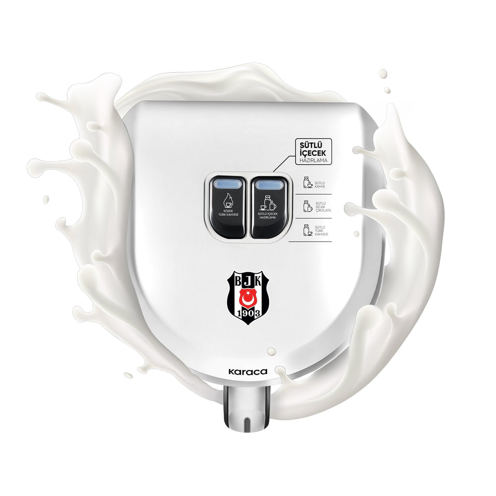 Karaca x Beşiktaş Hatır Hüps Mælkebaseret Tyrkisk Kaffemaskine - Hvid - Løven Home