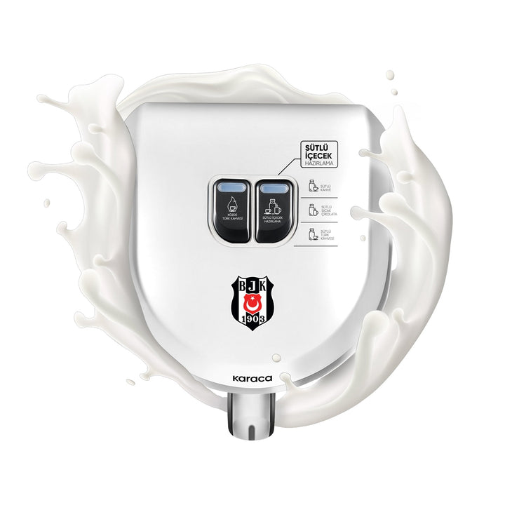 Karaca x Beşiktaş Hatır Hüps Mælkebaseret Tyrkisk Kaffemaskine - Hvid - Løven Home