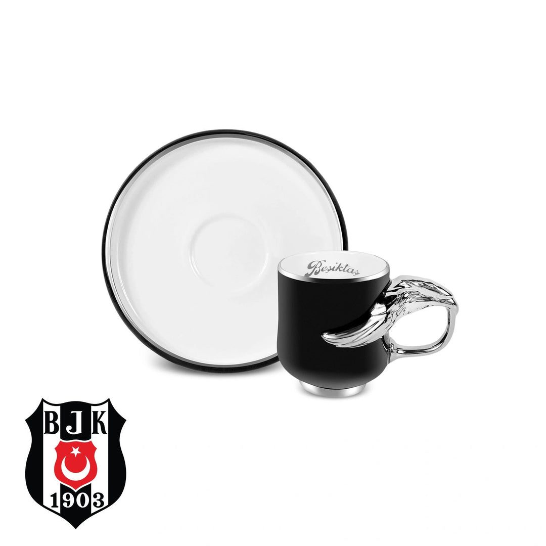 Karaca x Beşiktaş Kaffekopsæt til 2 Personer – 90 ml - Løven Home
