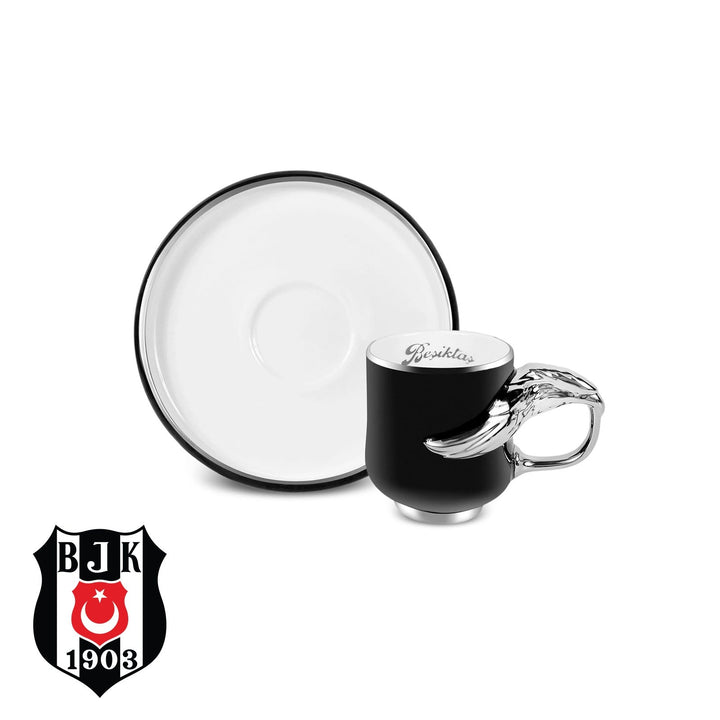 Karaca x Beşiktaş Kaffekopsæt til 2 Personer – 90 ml - Løven Home