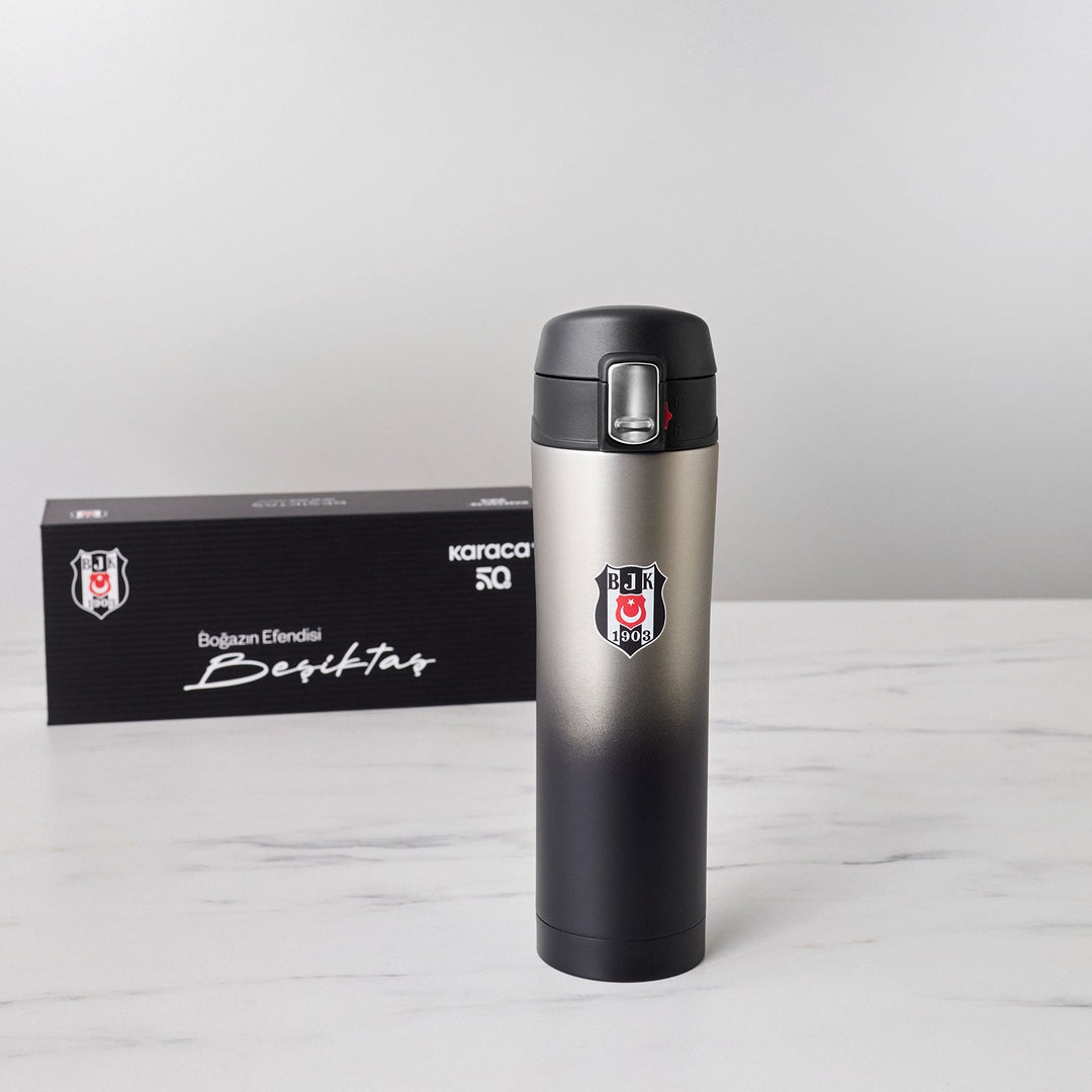 Karaca x Beşiktaş - Termokande Rustfri Stål – 450 ml - Løven Home
