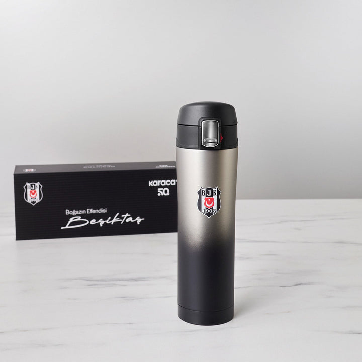 Karaca x Beşiktaş - Termokande Rustfri Stål – 450 ml - Løven Home