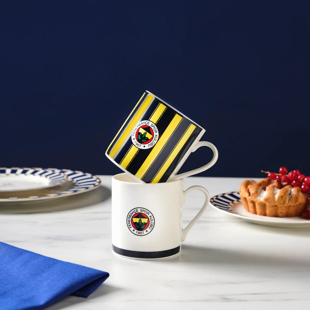 Karaca x Fenerbahçe - 2 Personers Tesæt - 230 ml - Løven Home