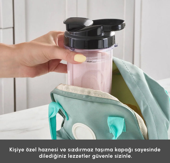 Karaca x Fenerbahce BlendFit Go Personal Smoothie - Blender - Marineblå - Løven Home