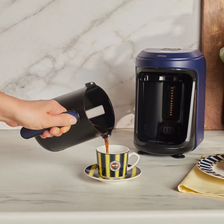 Karaca x Fenerbahçe Hatır Hüps Mælkebaseret Tyrkisk Kaffemaskine - Marineblå - Løven Home