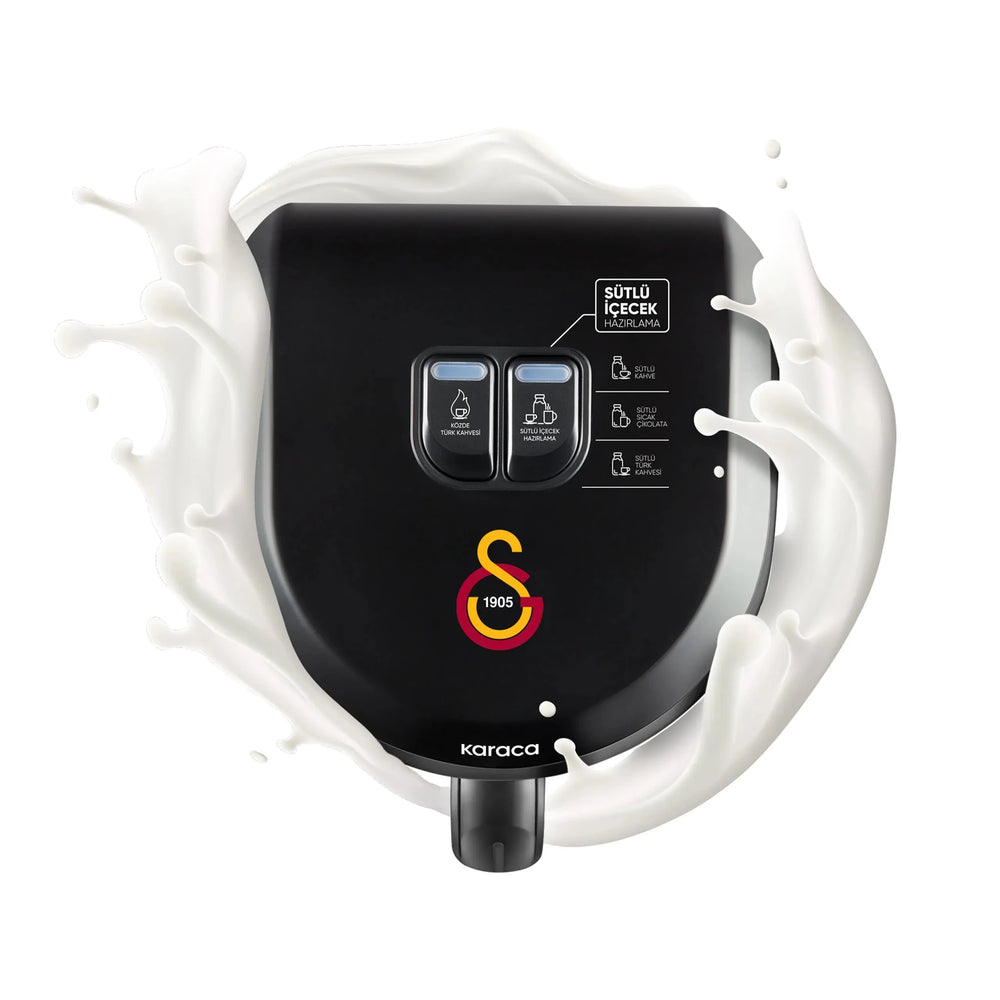 Karaca x Galatasaray Hatır Hüps Mælkebaseret Tyrkisk Kaffemaskine - Sort - Løven Home
