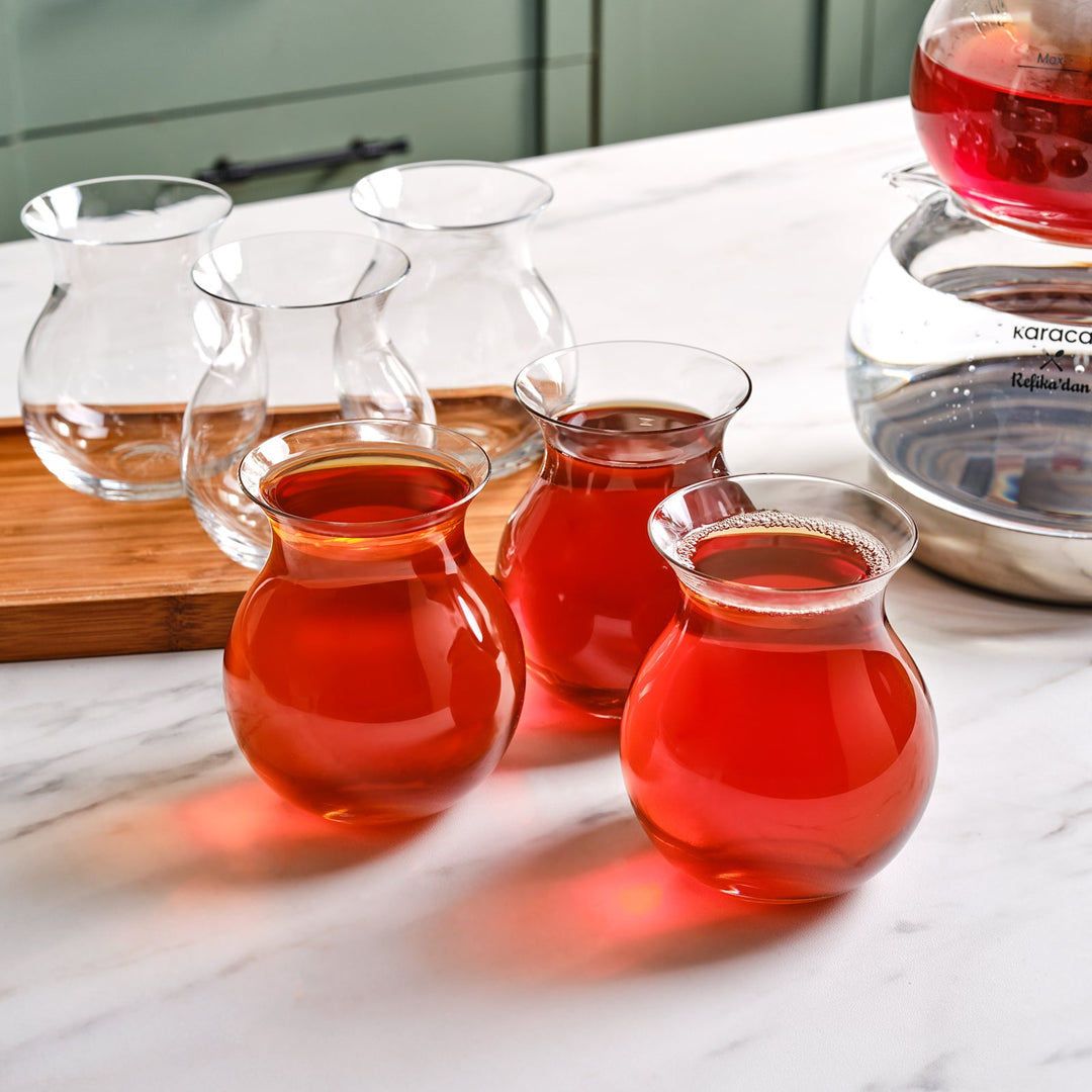 Karaca x Refika Gönlübol teglas – 6 stk. 285 ml - Løven Home