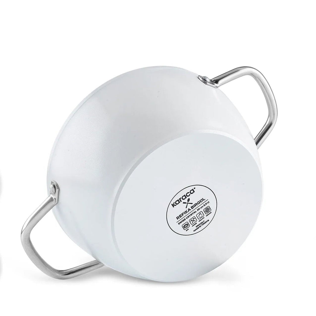 Karaca x Refika Swiss Crystal Cremet Metal Gryde - 4,5 Liter / 24 cm - Løven Home