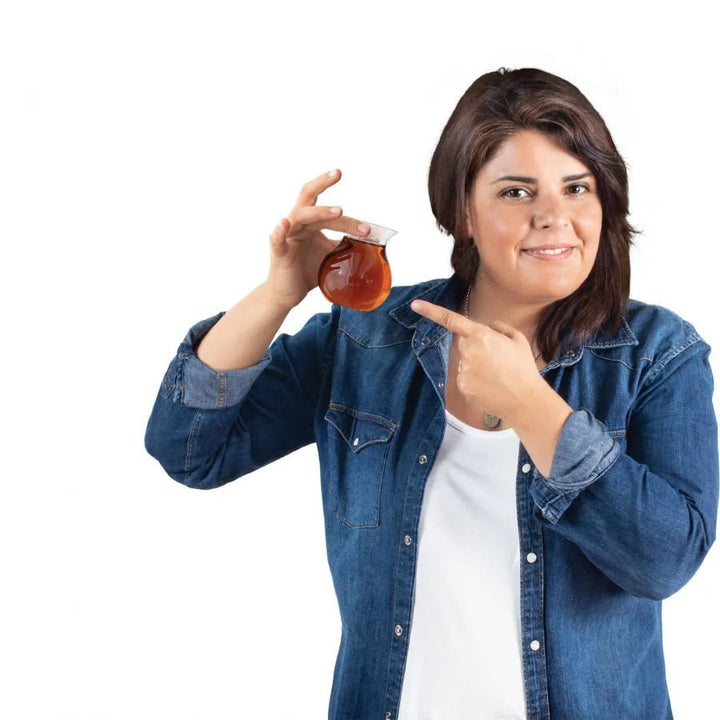 Karaca x Refika Tatlıcan Teglassæt 6 stk. (200 ml) - Løven Home