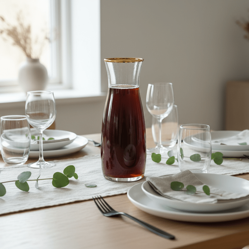 Karaffel m/Guldkant 335 ml - Pasabahce Golden Touch Amphora - Løven Home