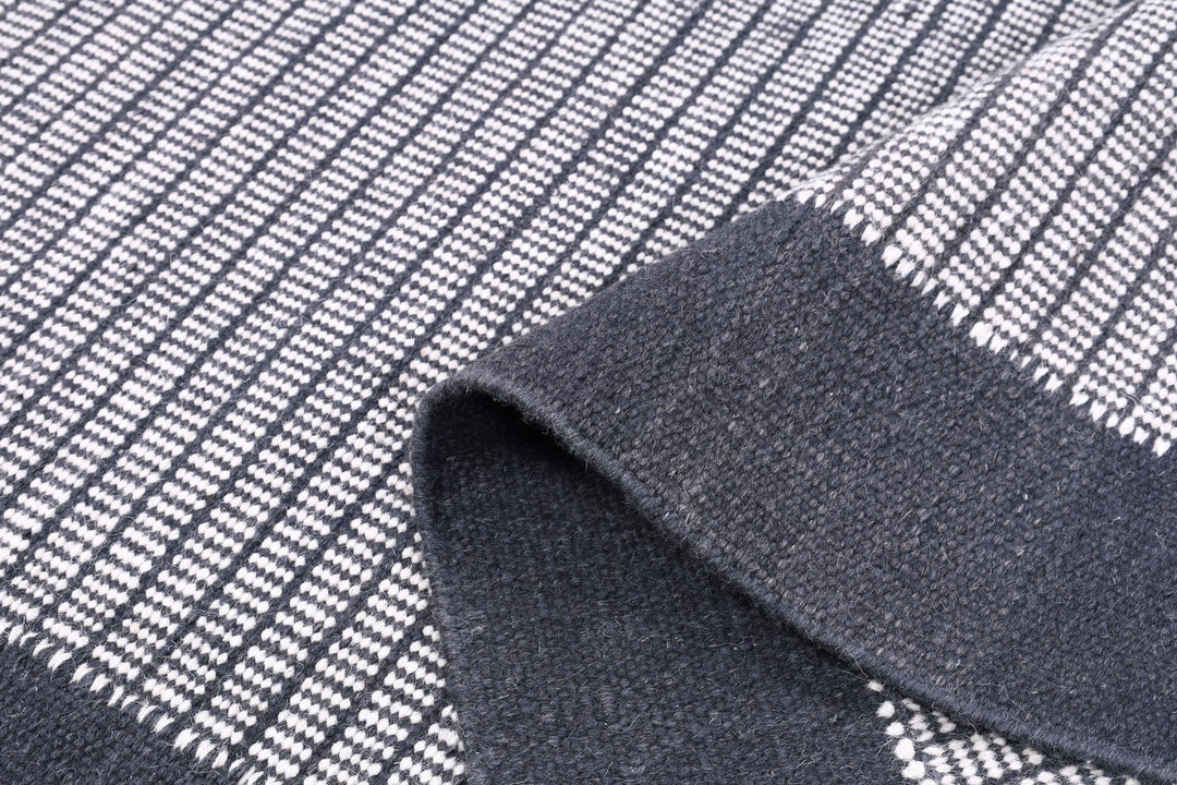 Kelim Tæppe - New Delhi Antracit Farve - Løven Home