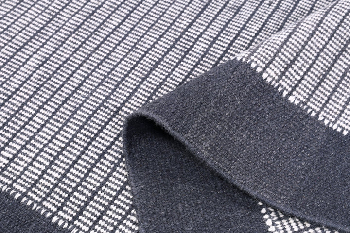 Kelim Tæppe - New Delhi Antracit Farve - Løven Home