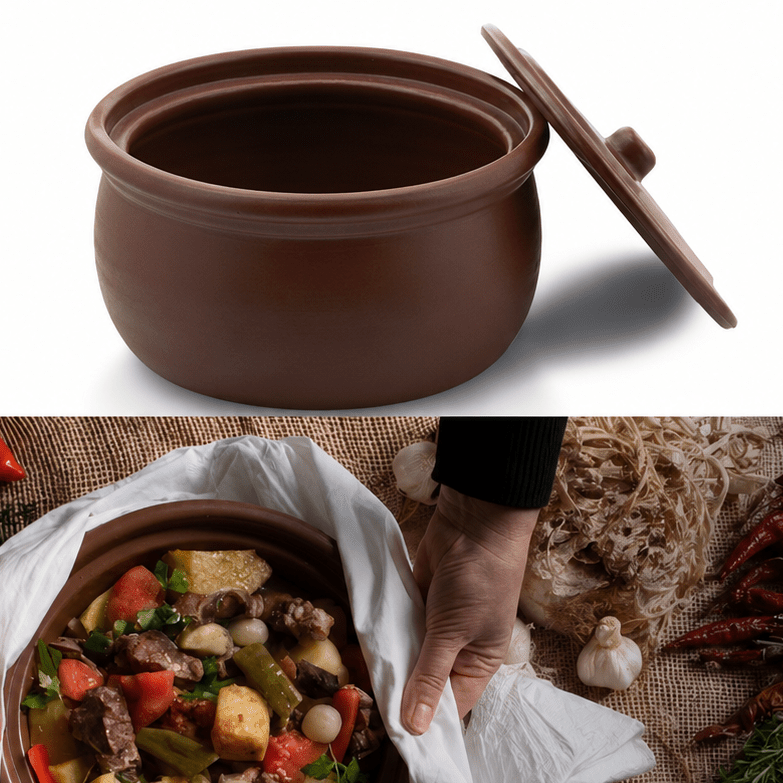 Keramisk Gryde med Låg / Güvec Tencere – Almina - Løven Home