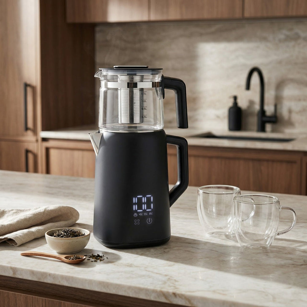 Korkmaz Demmatik Digital Elektrisk Tekande (inkl. elkedel) 2,9 liter | A769 - 01 | 1500 W - Løven Home