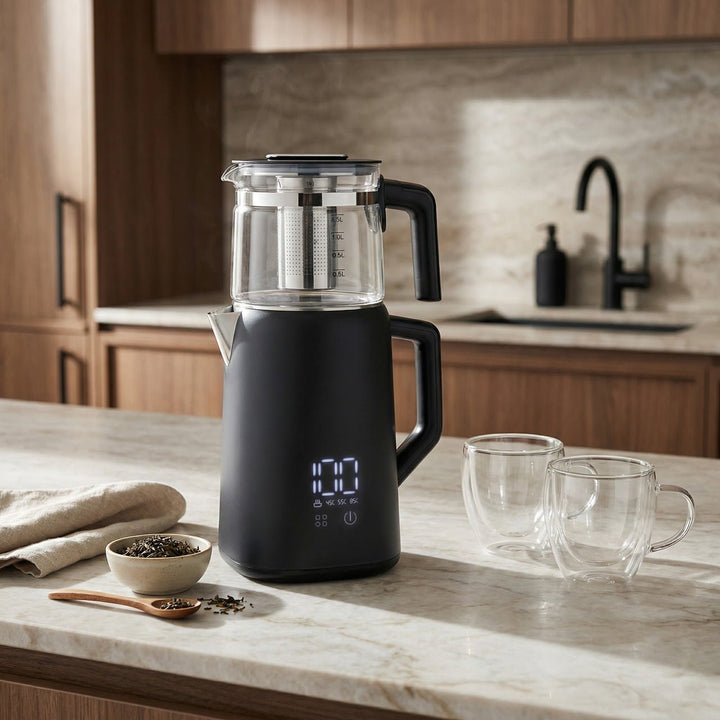 Korkmaz Demmatik Digital Elektrisk Tekande (inkl. elkedel) 2,9 liter | A769 - 01 | 1500 W - Løven Home