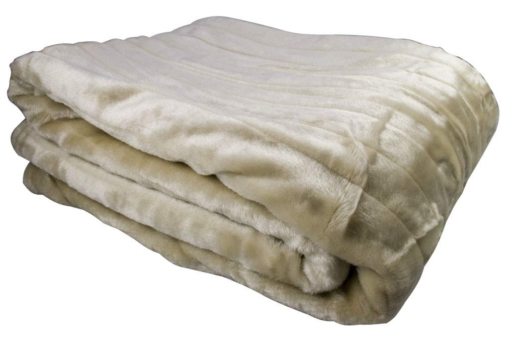 Kuscheldecke Blødt Plaid / Tæppe – 150 × 200 cm - Hvid - Løven Home