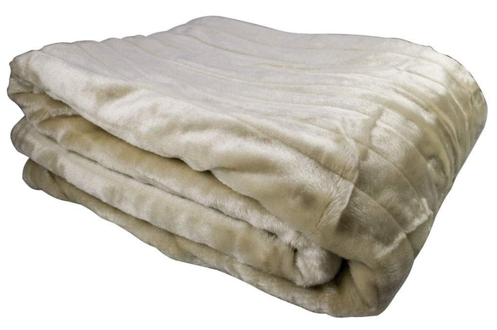 Kuscheldecke Blødt Plaid / Tæppe – 150 × 200 cm - Hvid - Løven Home