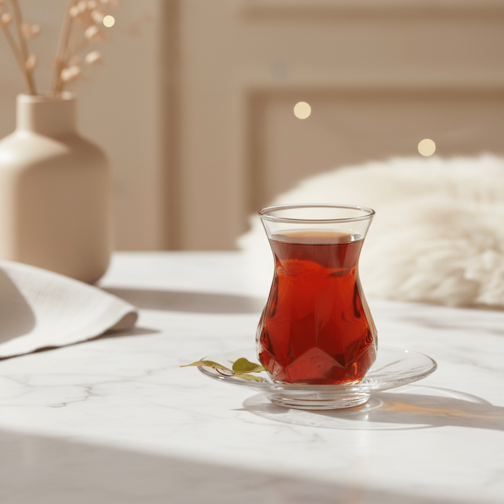 LAV - Alya Teglassæt - 165 ml | 12 dele (6 teglas + 6 underkopper) | 6 pers. - Løven Home