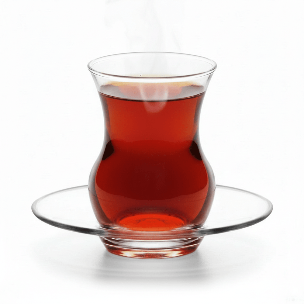 LAV Ayda Teglassæt – 12 dele (6 teglas + 6 underkopper) – 135 ml - Løven Home