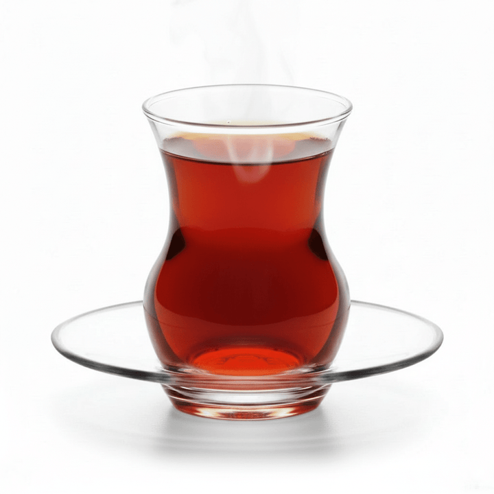 LAV Ayda Teglassæt – 12 dele (6 teglas + 6 underkopper) – 135 ml - Løven Home