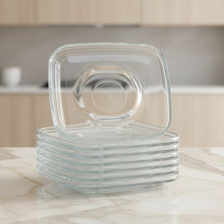 Lav Cozy Teglas Underkoppesæt 6 stk. (10x10 cm) - Løven Home