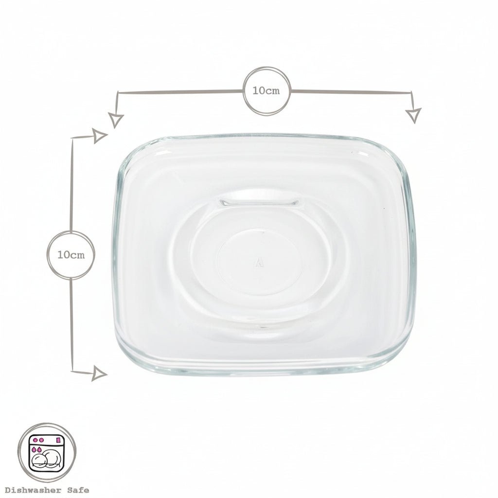 Lav Cozy Teglas Underkoppesæt 6 stk. (10x10 cm) - Løven Home