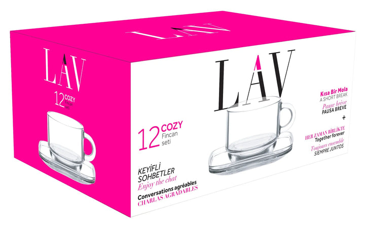 Lav Cozy Teglassæt 6 stk. | 170 ml - Løven Home