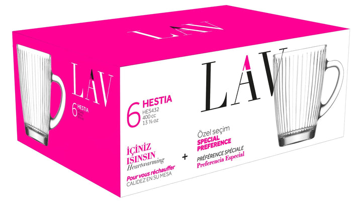 LAV Hestia glas 6 stk. | 300 ml - Løven Home