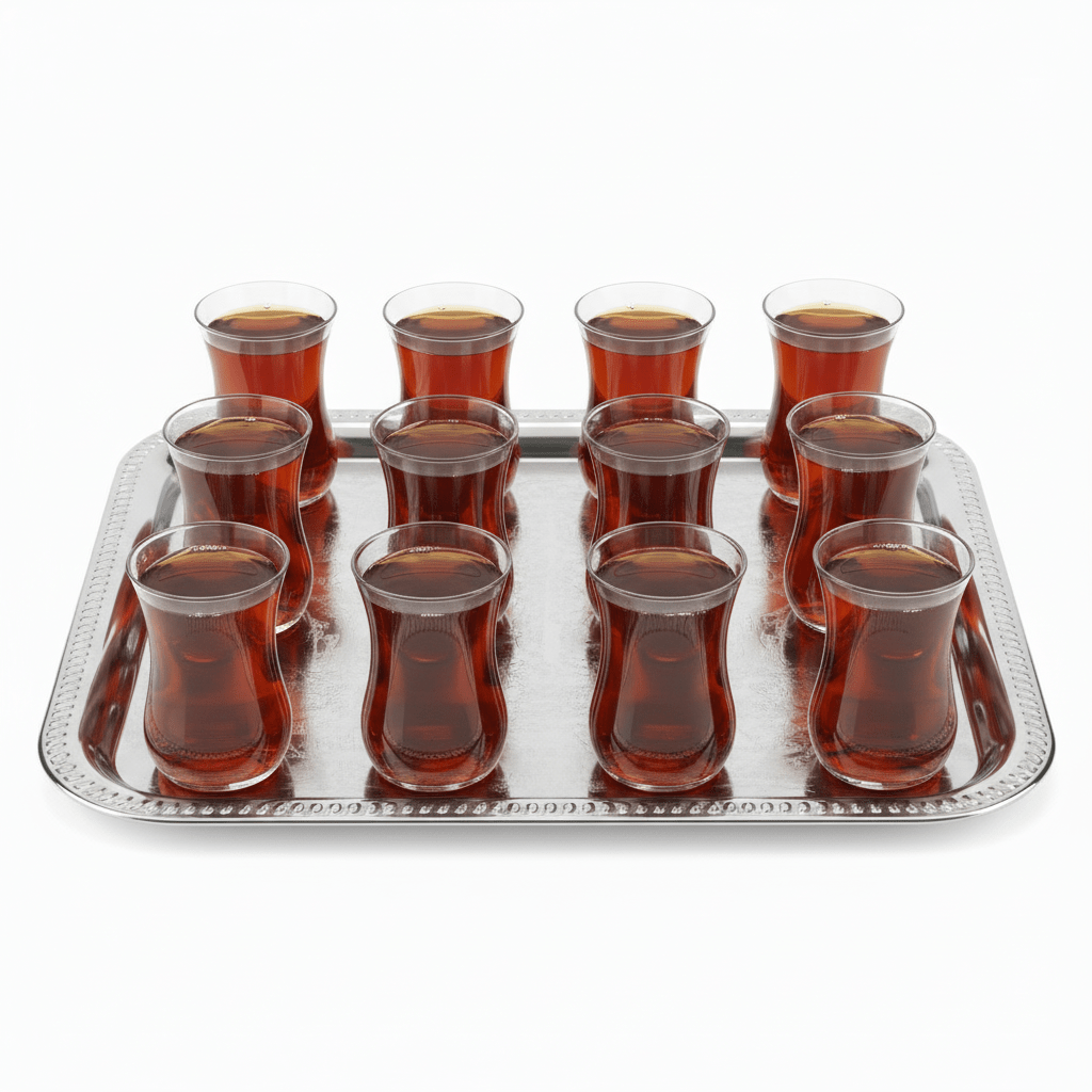 Lav Klasik Optikli Teglassæt 12 stk. | 115 ml. - Løven Home