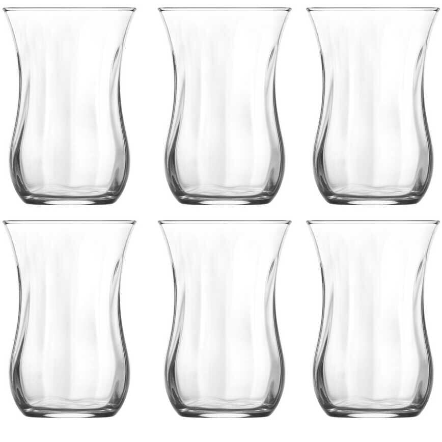 LAV Klasik Optikli Teglassæt – 6 stk. | 115 ml - Løven Home