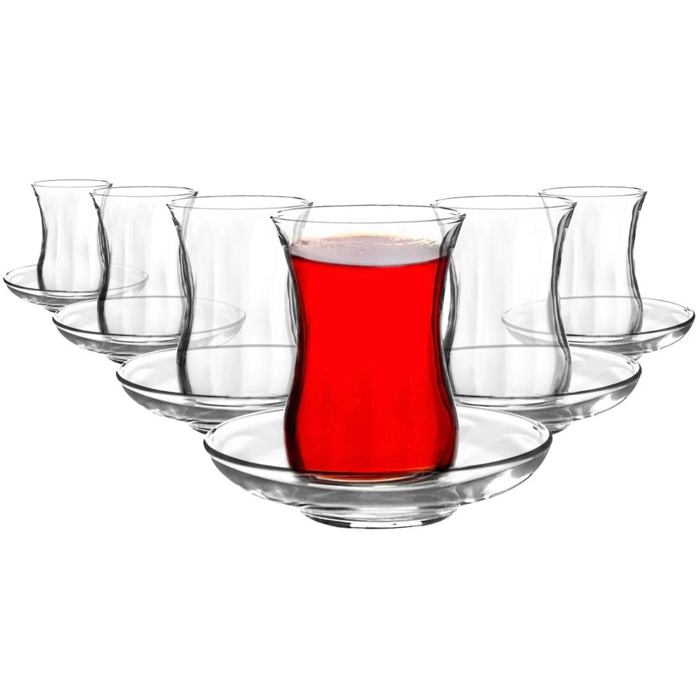 LAV Klasik – Teglassæt i 14 dele til 6 personer - Løven Home