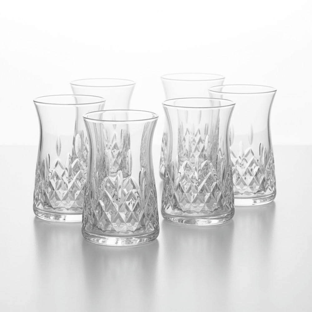 LAV Odin Teglas – Diamant Design | 6 stk. á 170 ml - Løven Home