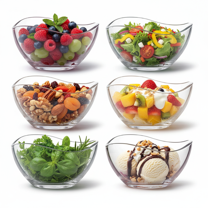 LAV Vira Dessert - og Snackskålesæt 6 stk. - 215 ml - Løven Home