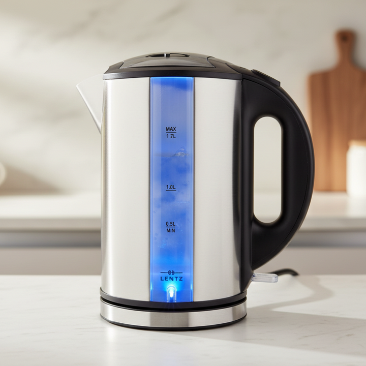 Lentz Elkedel 1,7 liter - Sølv