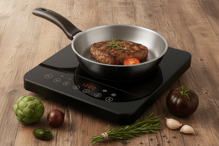 LENTZ Enkelt Induktionskogeplade 2000W Sort - Løven Home