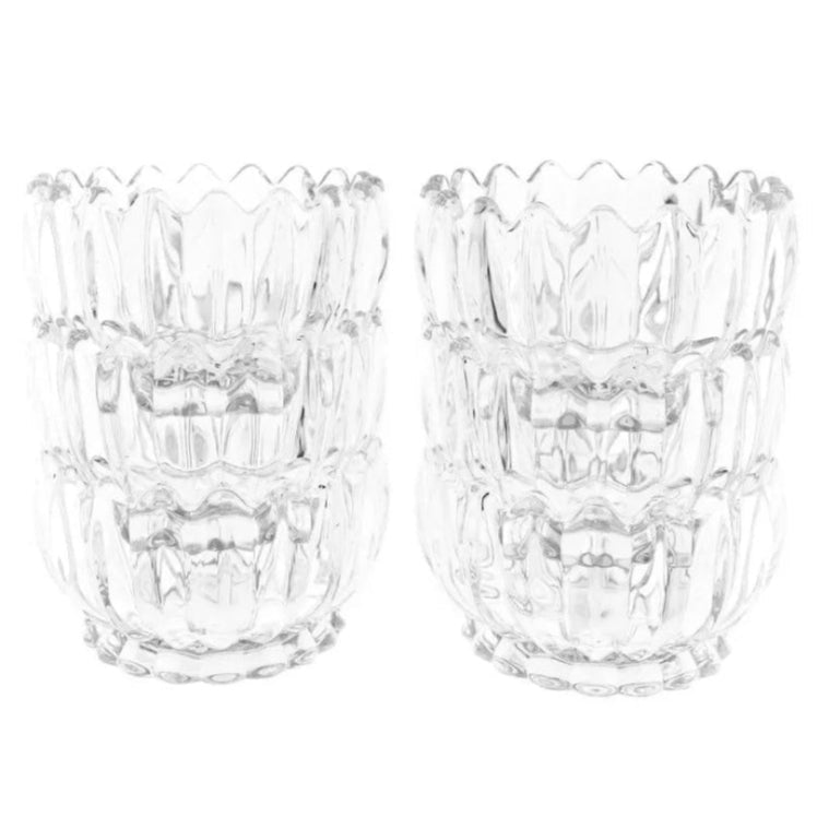 Lotus Glasskåle - og Dessert Tallerken Sæt 12 dele, 200 ml - Løven Home